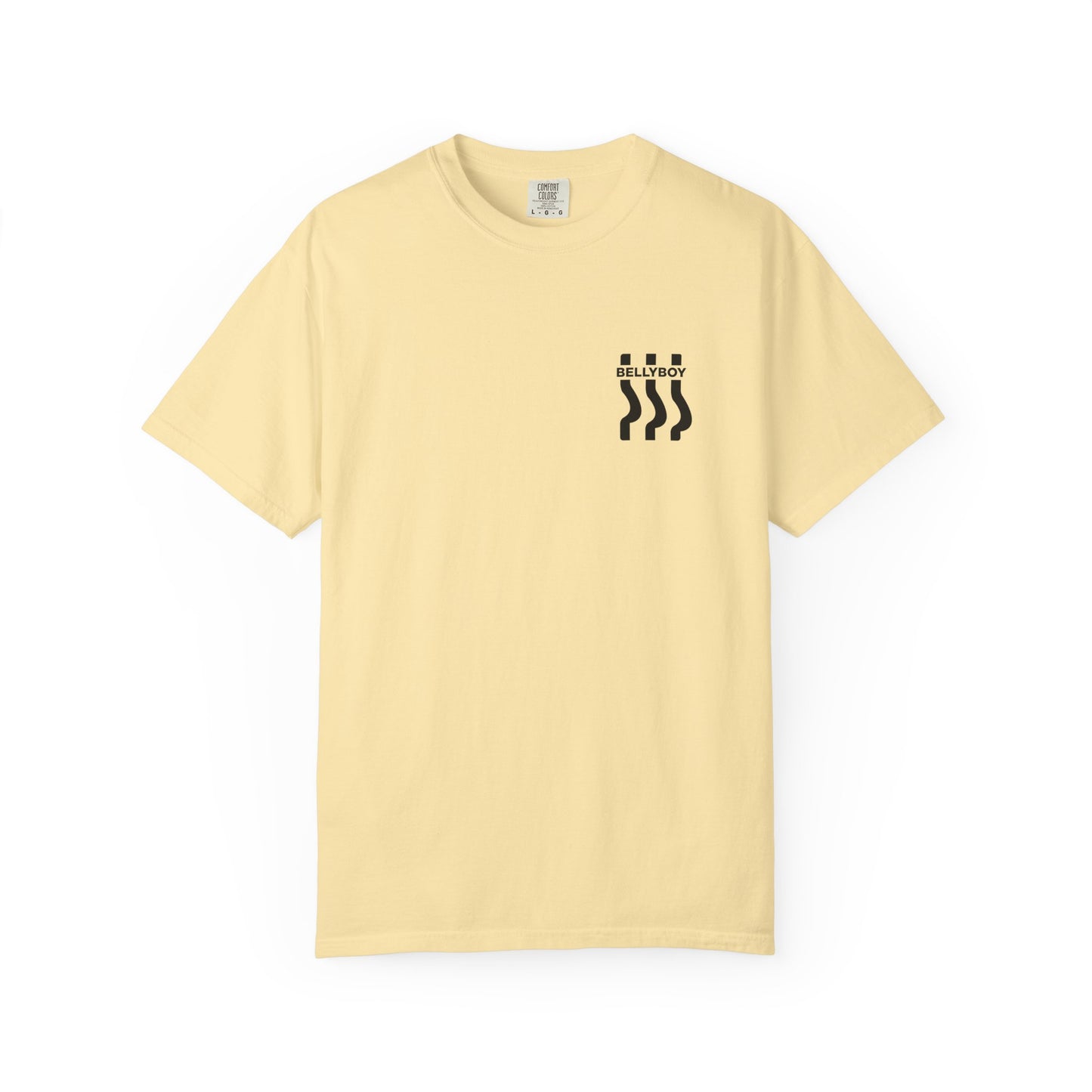 comfortable garment-dyed t-shirt black