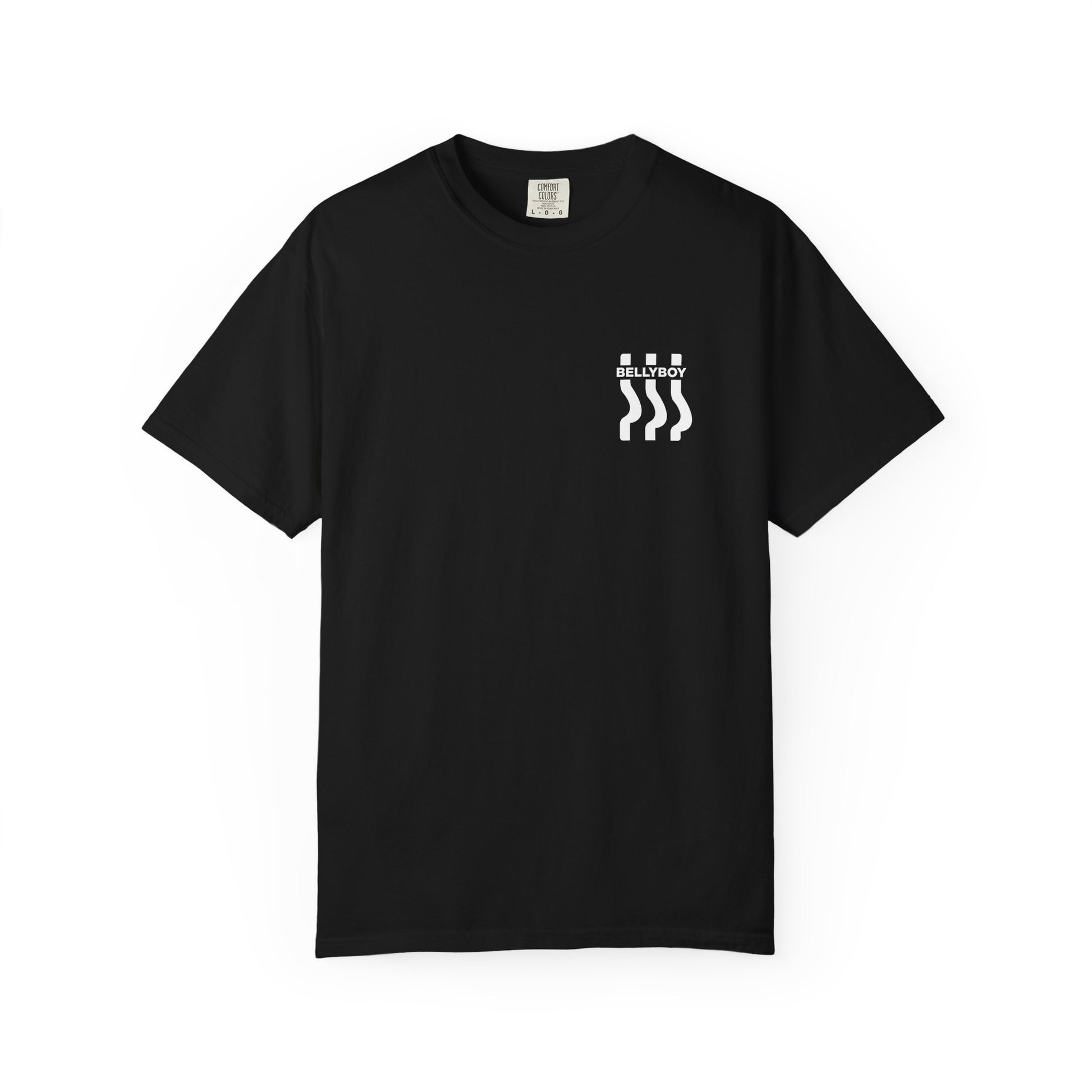 comfortable garment-dyed t-shirt black