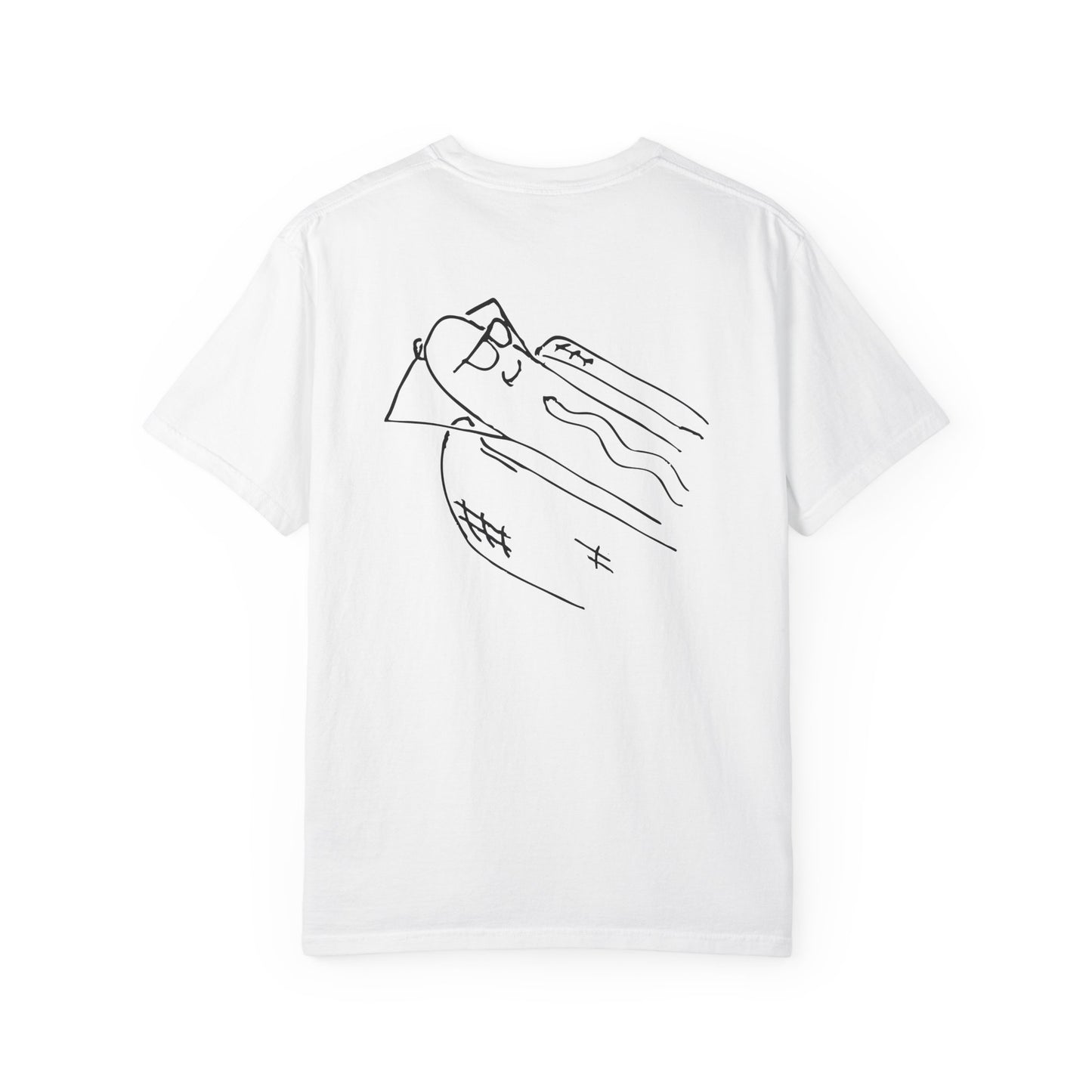 comfortable garment-dyed t-shirt black