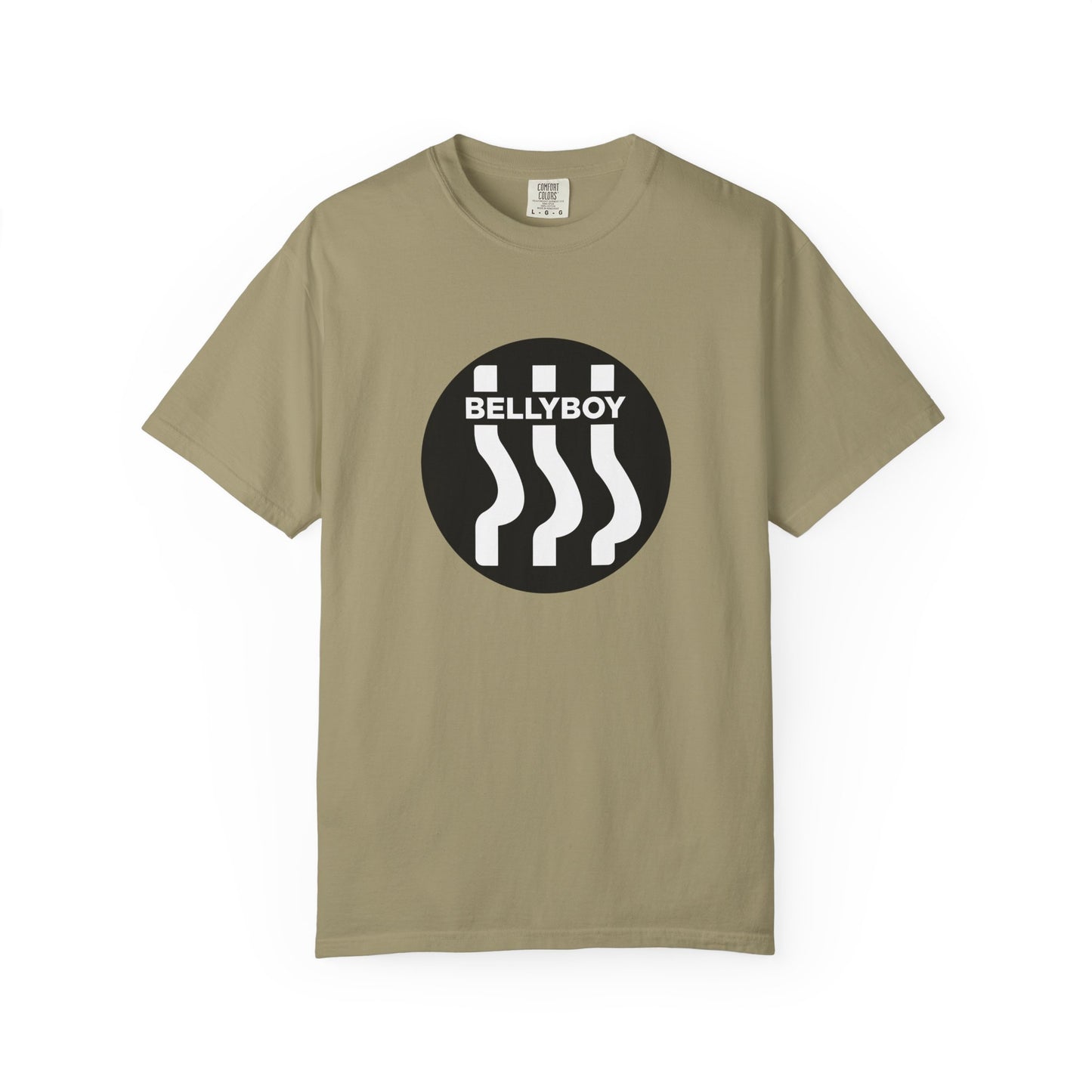 comfortable garment-dyed t-shirt in black