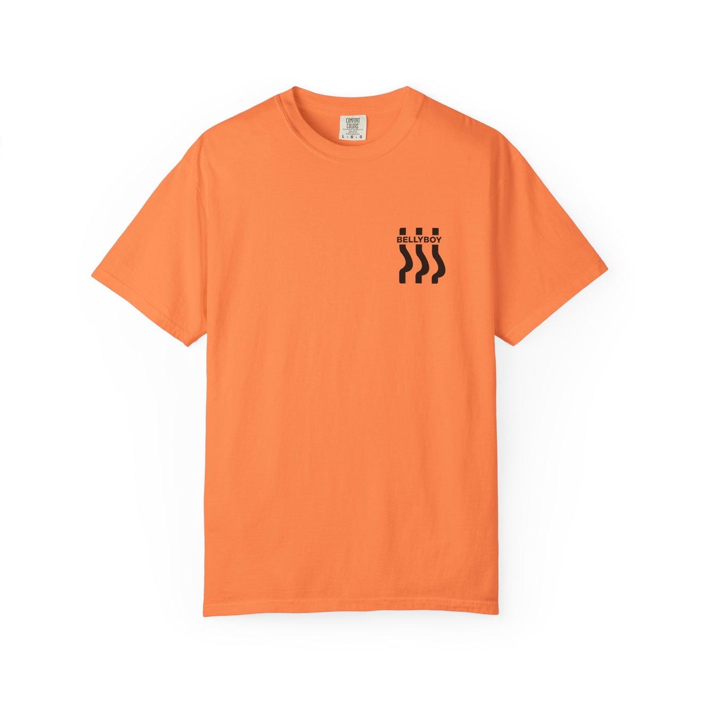 comfortable garment-dyed t-shirt black